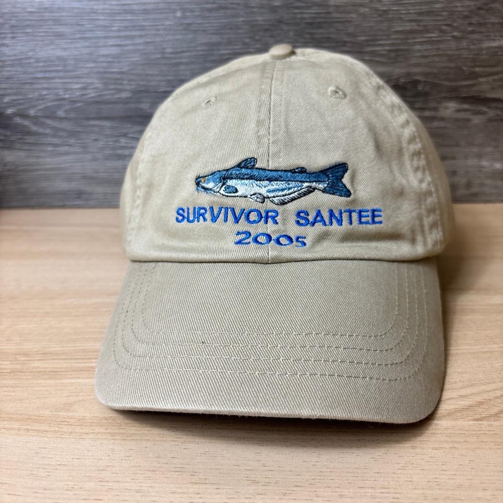 Survior Santee Hat Cap Strap Back Beige Brown Adjustable